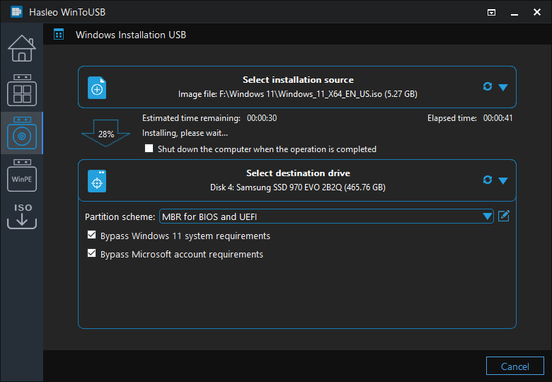 The drive needs to be formatted prompt